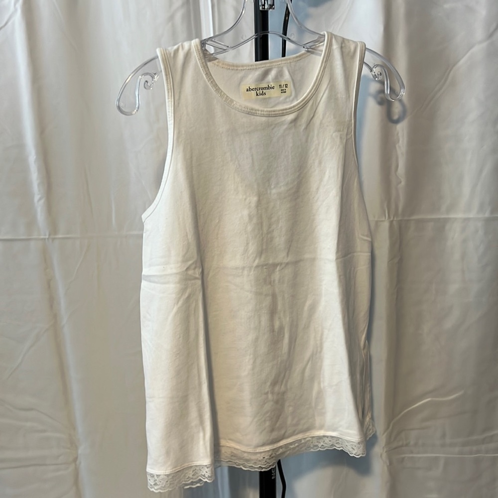 Abercrombie kids girls cotton tank top size 11/12